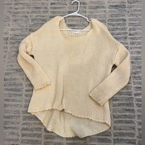 Lovers + Friends Light Yellow Sweater